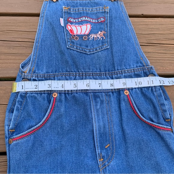 Vintage 70s Kids Levis Jean Overalls - Picture 8 of 13